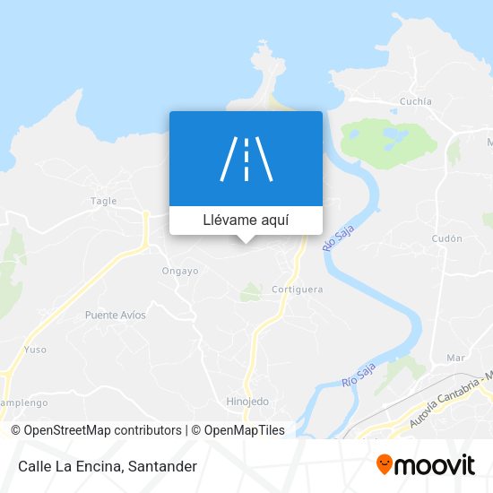 Mapa Calle La Encina
