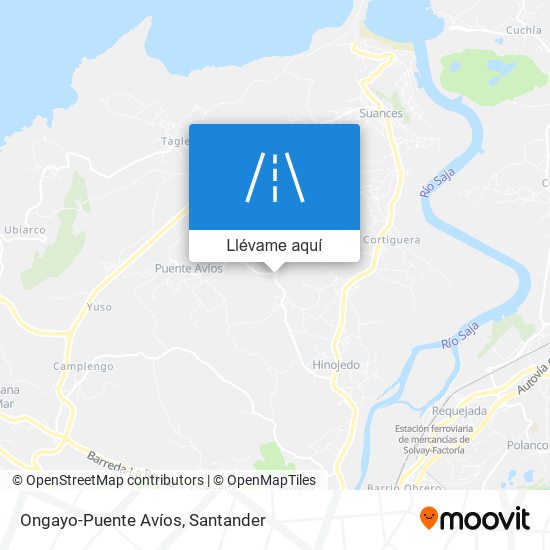 Mapa Ongayo-Puente Avíos