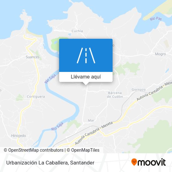 Mapa Urbanización La Caballera
