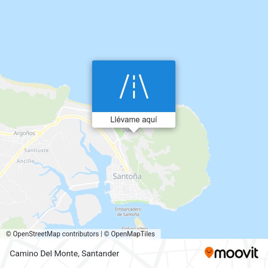Mapa Camino Del Monte