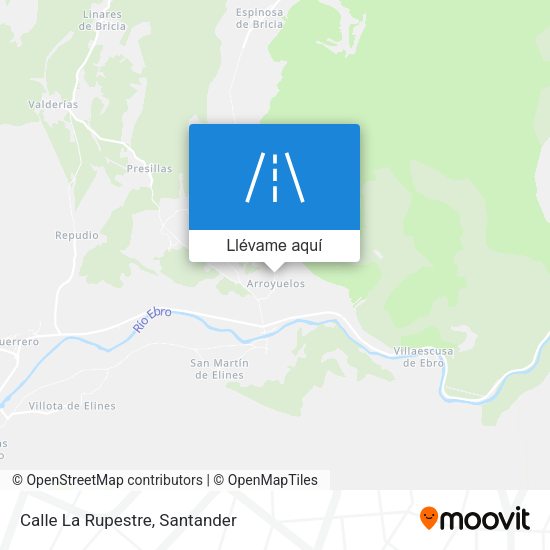 Mapa Calle La Rupestre