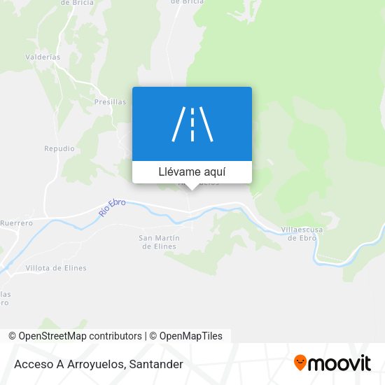 Mapa Acceso A Arroyuelos