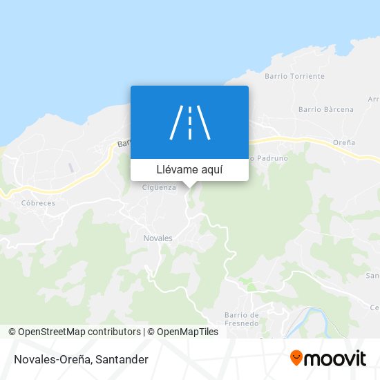 Mapa Novales-Oreña