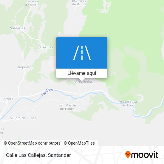 Mapa Calle Las Callejas