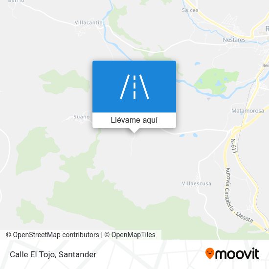 Mapa Calle El Tojo