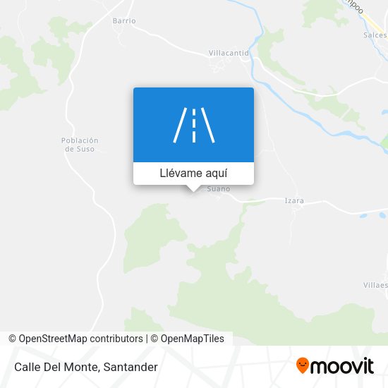 Mapa Calle Del Monte