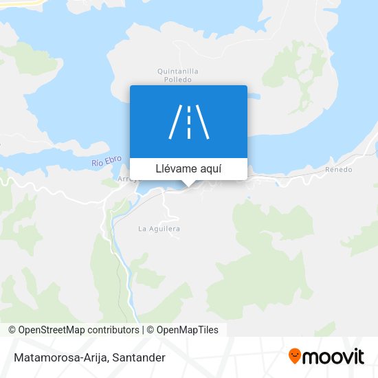 Mapa Matamorosa-Arija