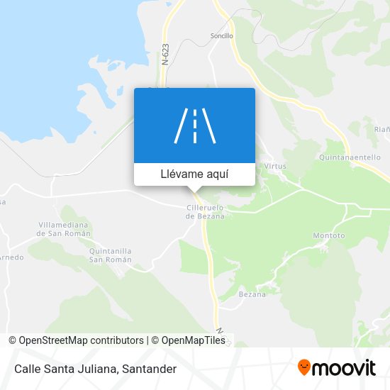 Mapa Calle Santa Juliana