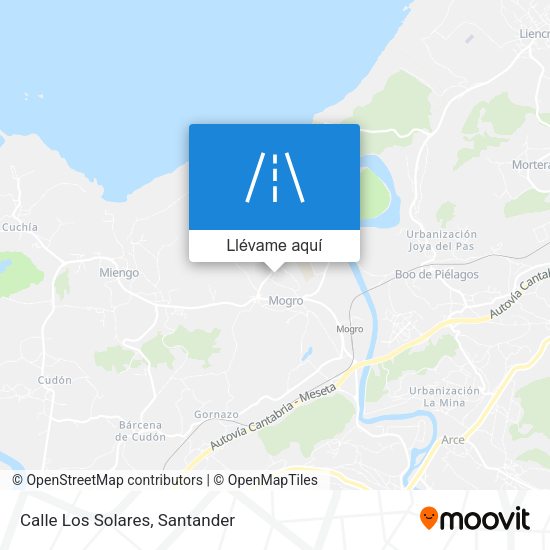 Mapa Calle Los Solares