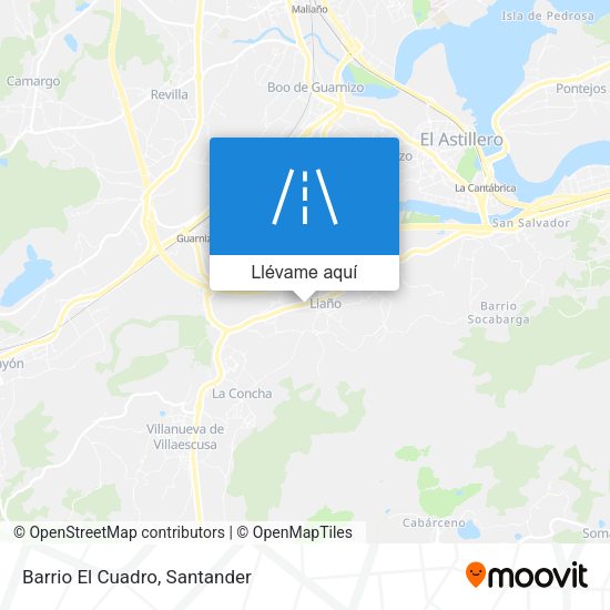 Mapa Barrio El Cuadro