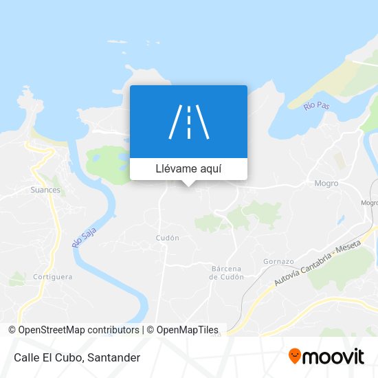Mapa Calle El Cubo