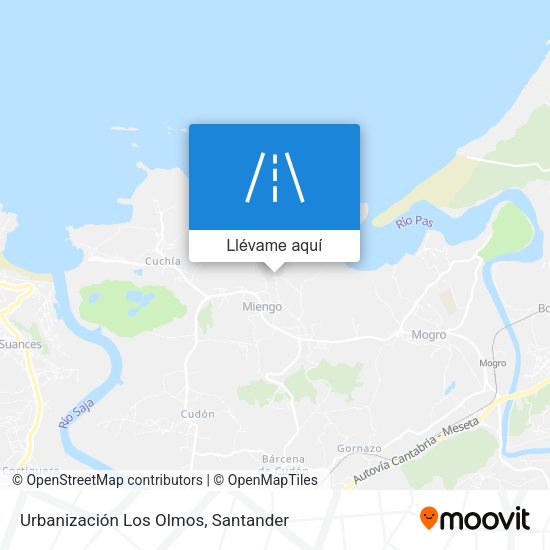 Mapa Urbanización Los Olmos