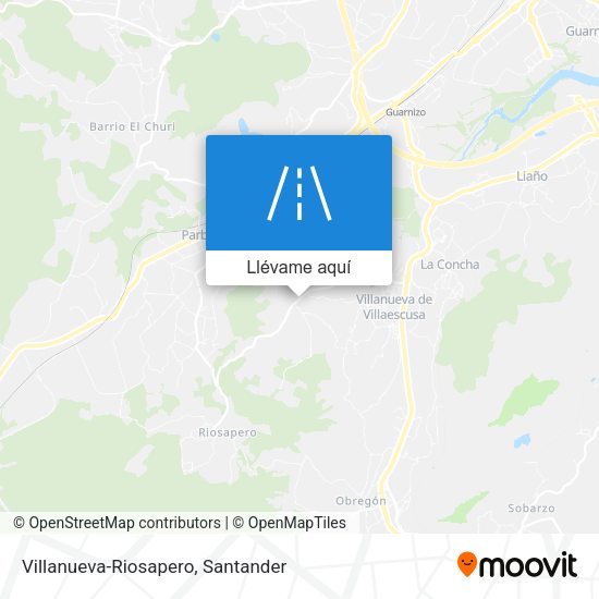 Mapa Villanueva-Riosapero