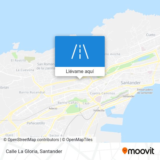 Mapa Calle La Gloria