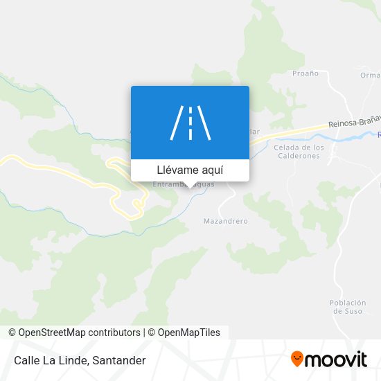 Mapa Calle La Linde