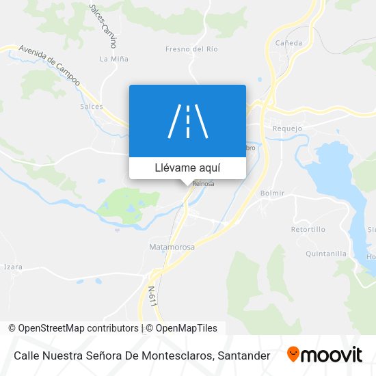 Mapa Calle Nuestra Señora De Montesclaros
