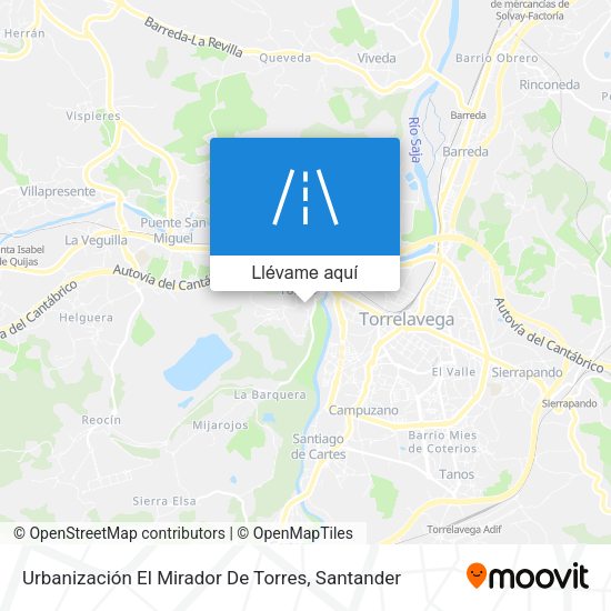 Mapa Urbanización El Mirador De Torres