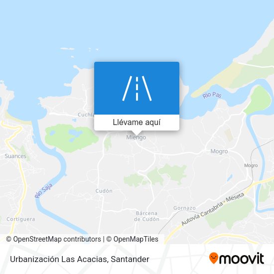 Mapa Urbanización Las Acacias