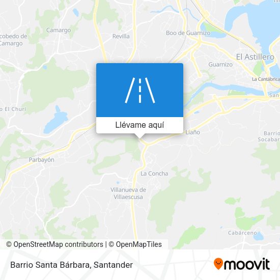 Mapa Barrio Santa Bárbara