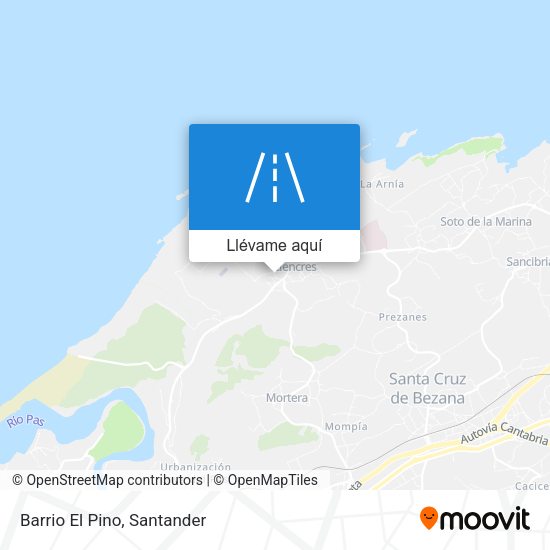 Mapa Barrio El Pino