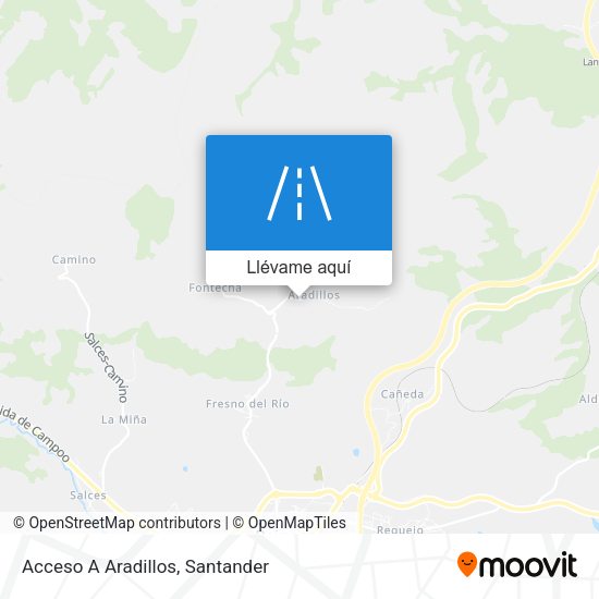 Mapa Acceso A Aradillos