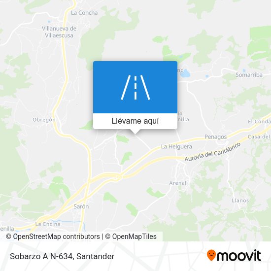 Mapa Sobarzo A N-634