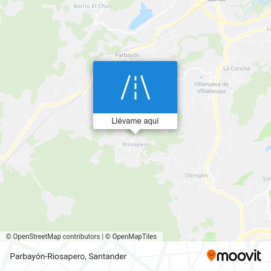 Mapa Parbayón-Riosapero
