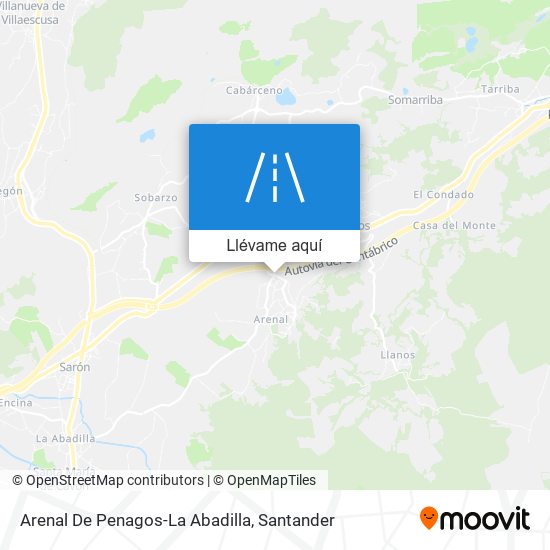 Mapa Arenal De Penagos-La Abadilla
