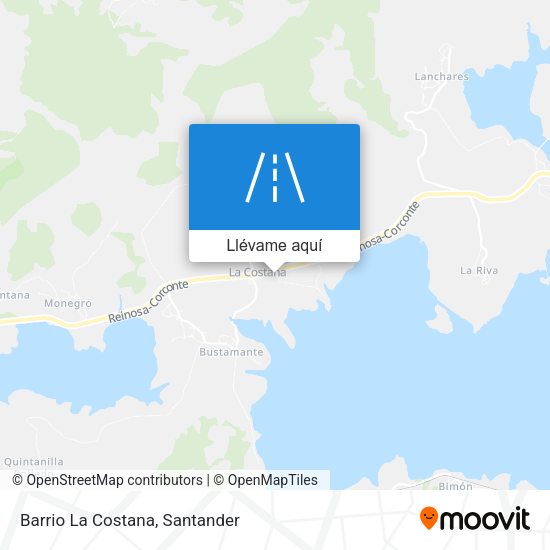 Mapa Barrio La Costana
