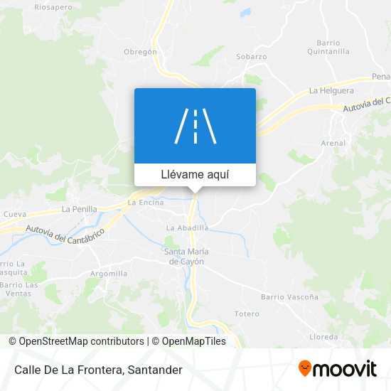 Mapa Calle De La Frontera