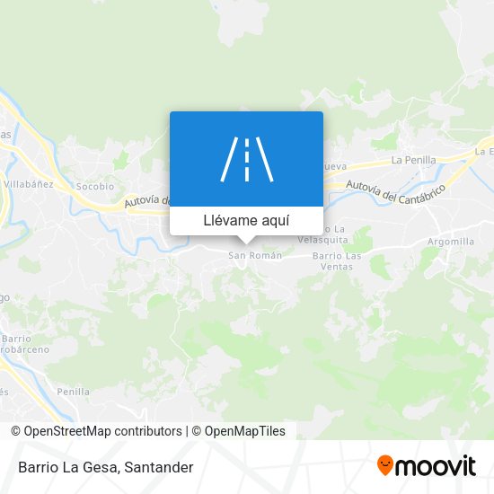 Mapa Barrio La Gesa