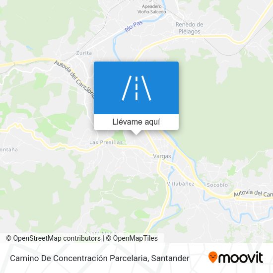 Mapa Camino De Concentración Parcelaria