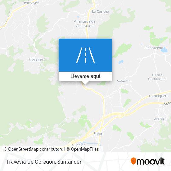 Mapa Travesía De Obregón