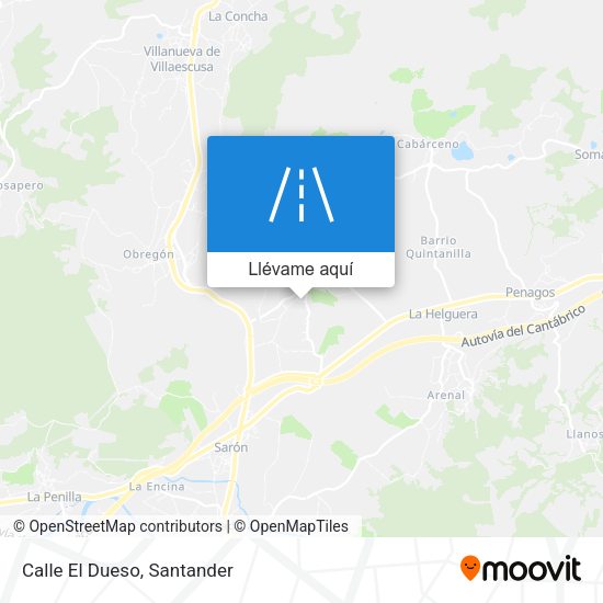 Mapa Calle El Dueso
