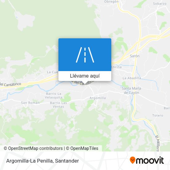 Mapa Argomilla-La Penilla