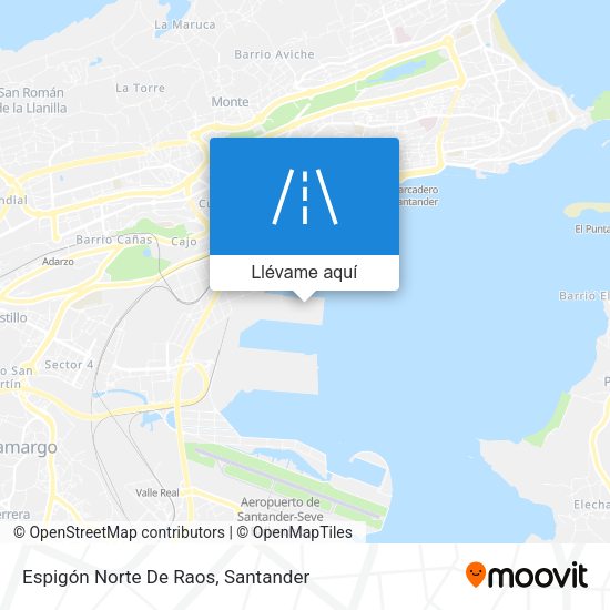 Mapa Espigón Norte De Raos