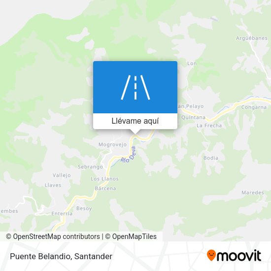 Mapa Puente Belandio