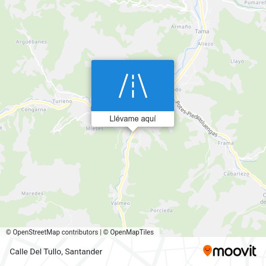 Mapa Calle Del Tullo