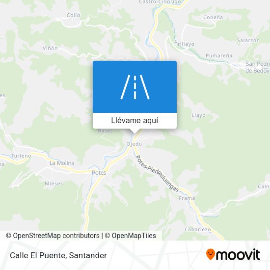 Mapa Calle El Puente