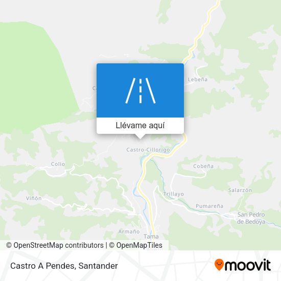 Mapa Castro A Pendes