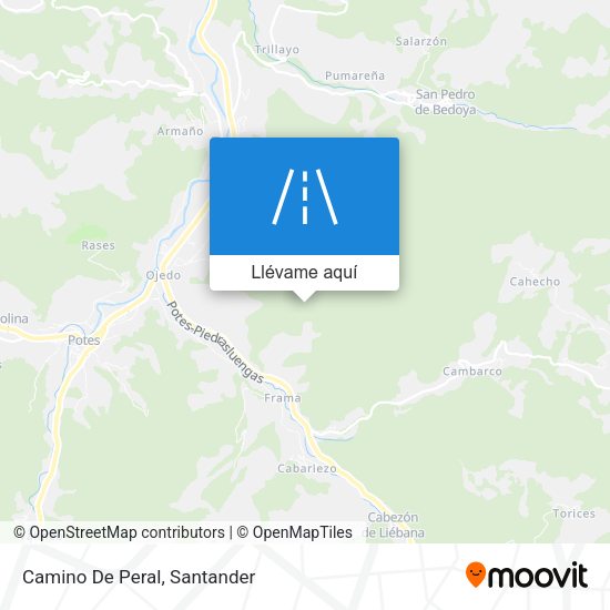 Mapa Camino De Peral