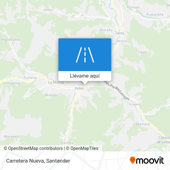 Mapa Carretera Nueva