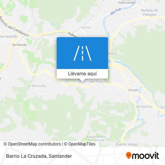 Mapa Barrio La Cruzada