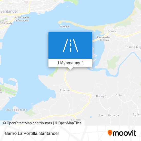 Mapa Barrio La Portilla