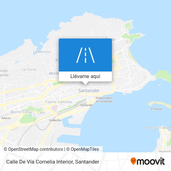 Mapa Calle De Vía Cornelia Interior