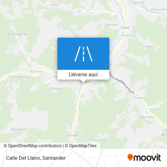 Mapa Calle Del Llano