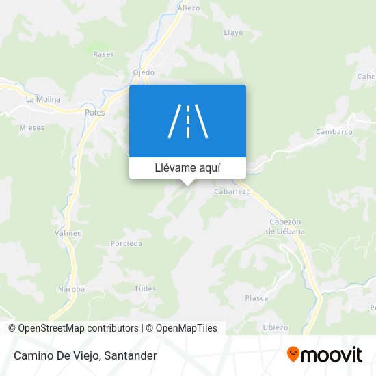 Mapa Camino De Viejo