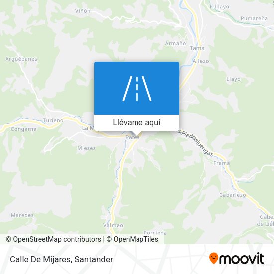 Mapa Calle De Mijares