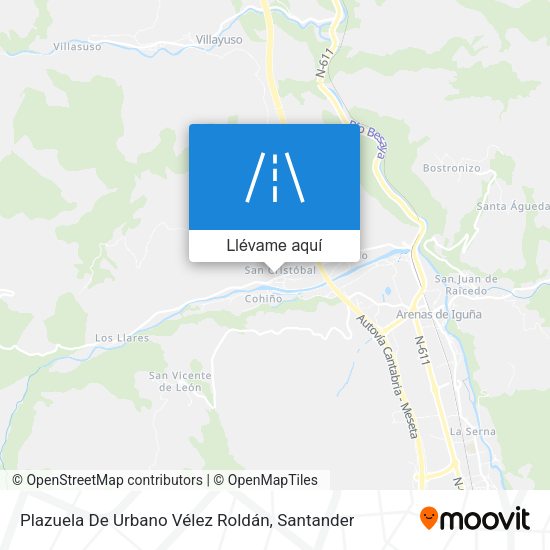 Mapa Plazuela De Urbano Vélez Roldán