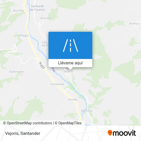 Mapa Vejorís